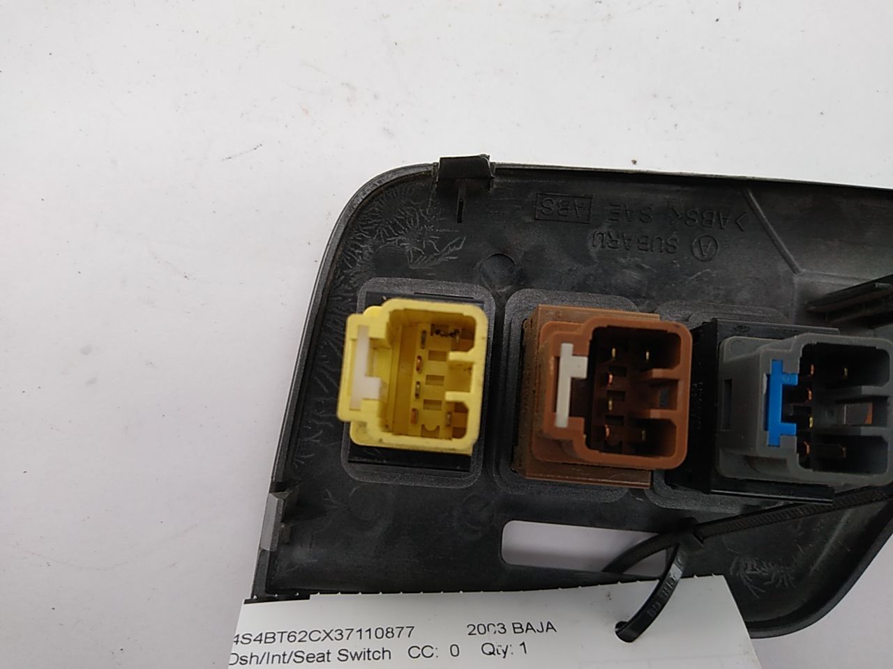 Subaru Baja Cruise Control Switch Trim Panel