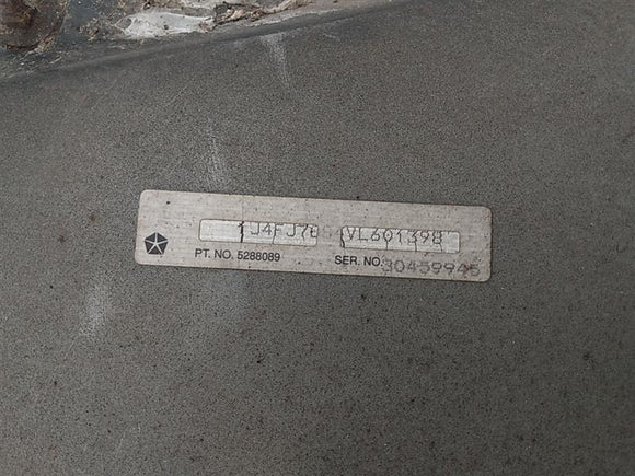 Jeep Cherokee Front Right Fender