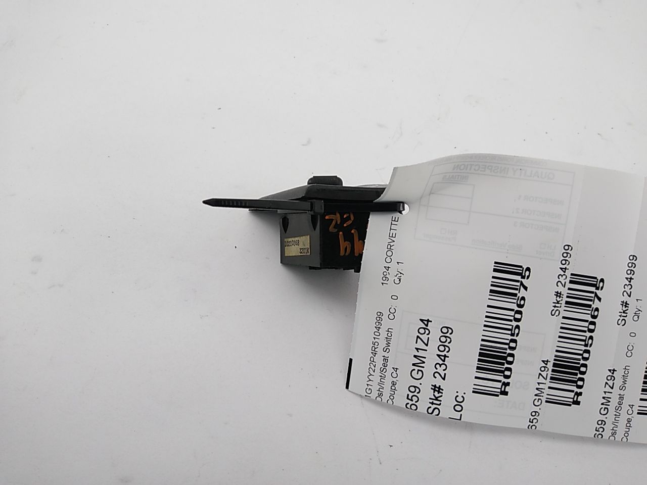 Chevrolet Corvette Front Right Door Window Switch