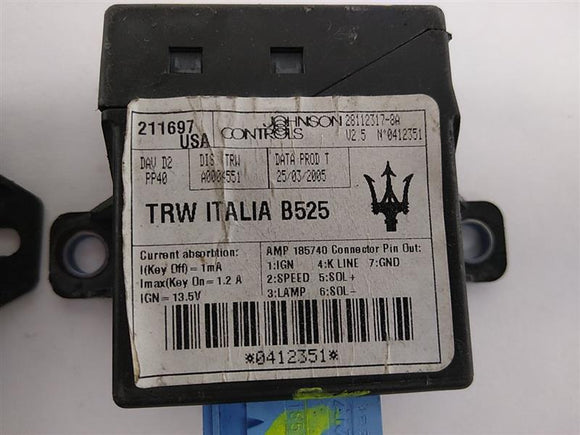 Maserati Quattroporte Set Of Modules