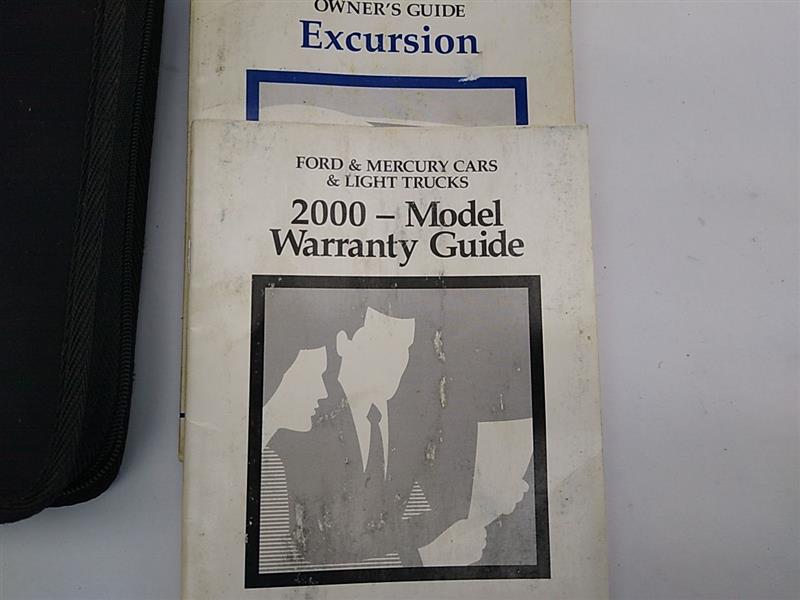 Ford Excursion Owner's Manual And Factory Literature