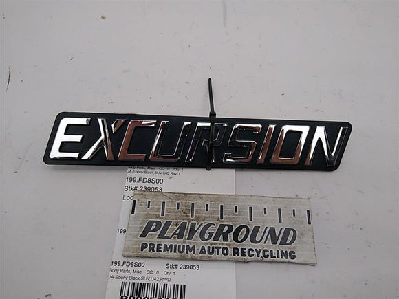 Ford Excursion Excursion Exterior Decal