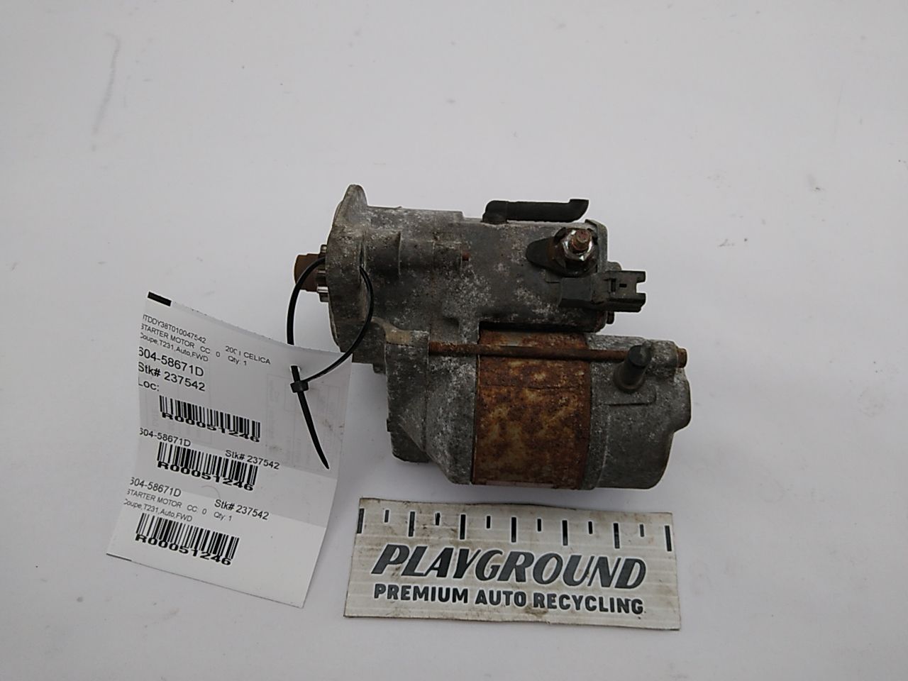 Toyota Celica Starter Motor And Solenoid Assembly