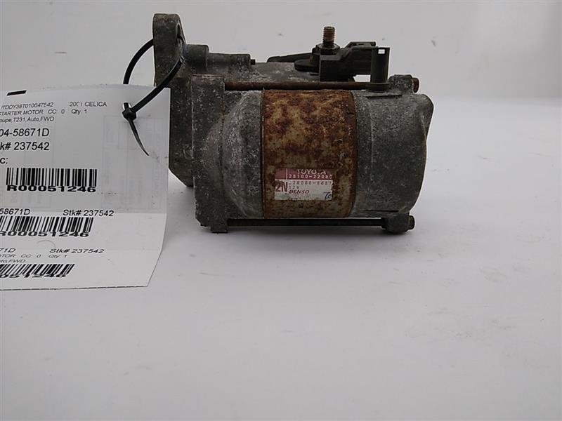 Toyota Celica Starter Motor And Solenoid Assembly - 0