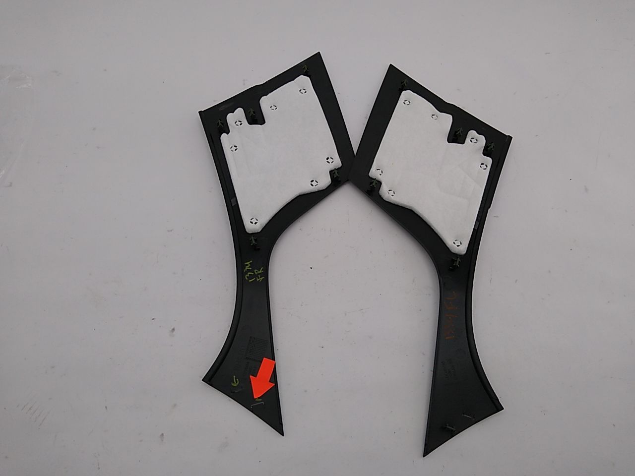 Saab 9-5 Pair Of Side Console Trim