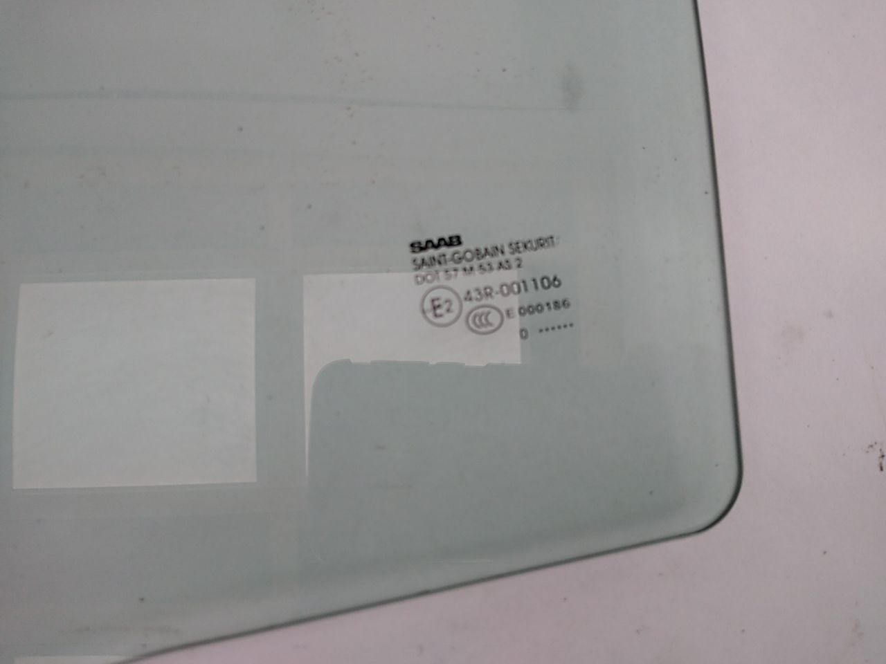 Saab 9-5 Rear Left Door Glass