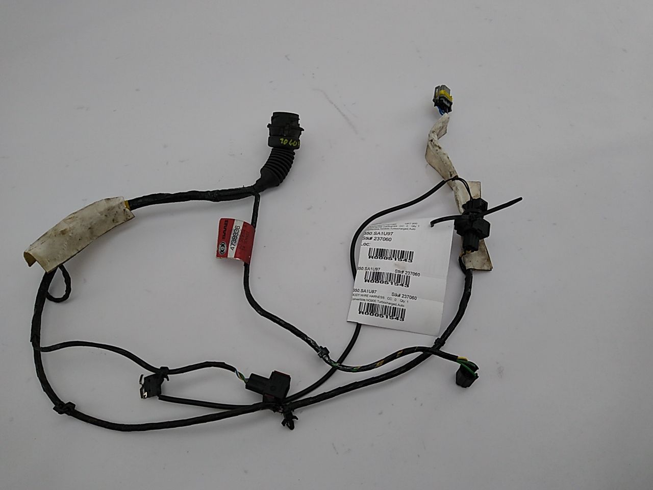 Saab 900 Front Right Door Wire Harness