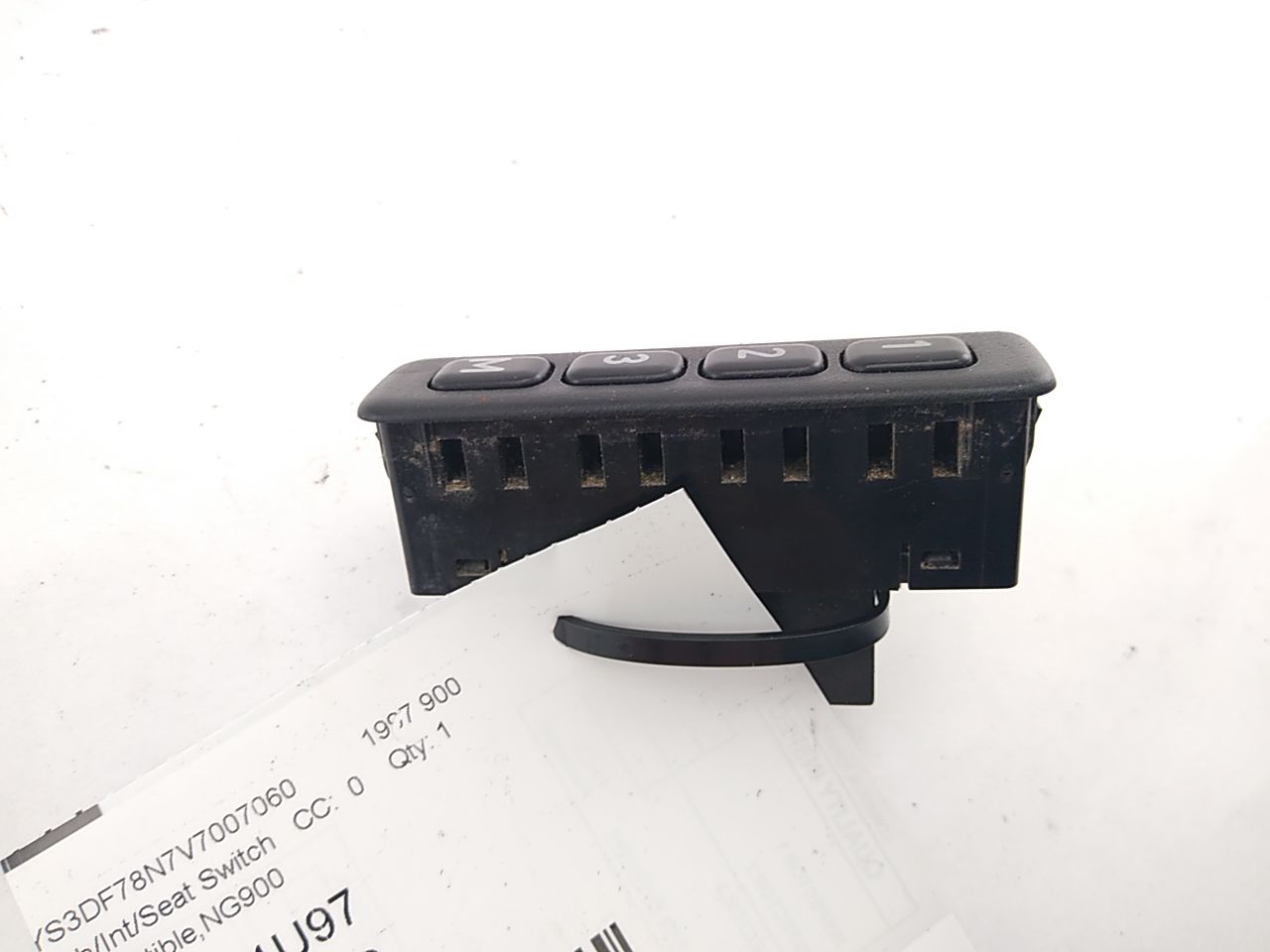 Saab 900 Front Left Eletronic Seat Memory Switch