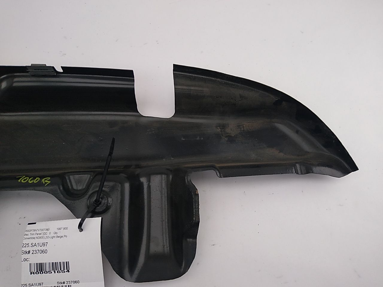 Saab 900 Rear Lower Tonneau Cover Trim