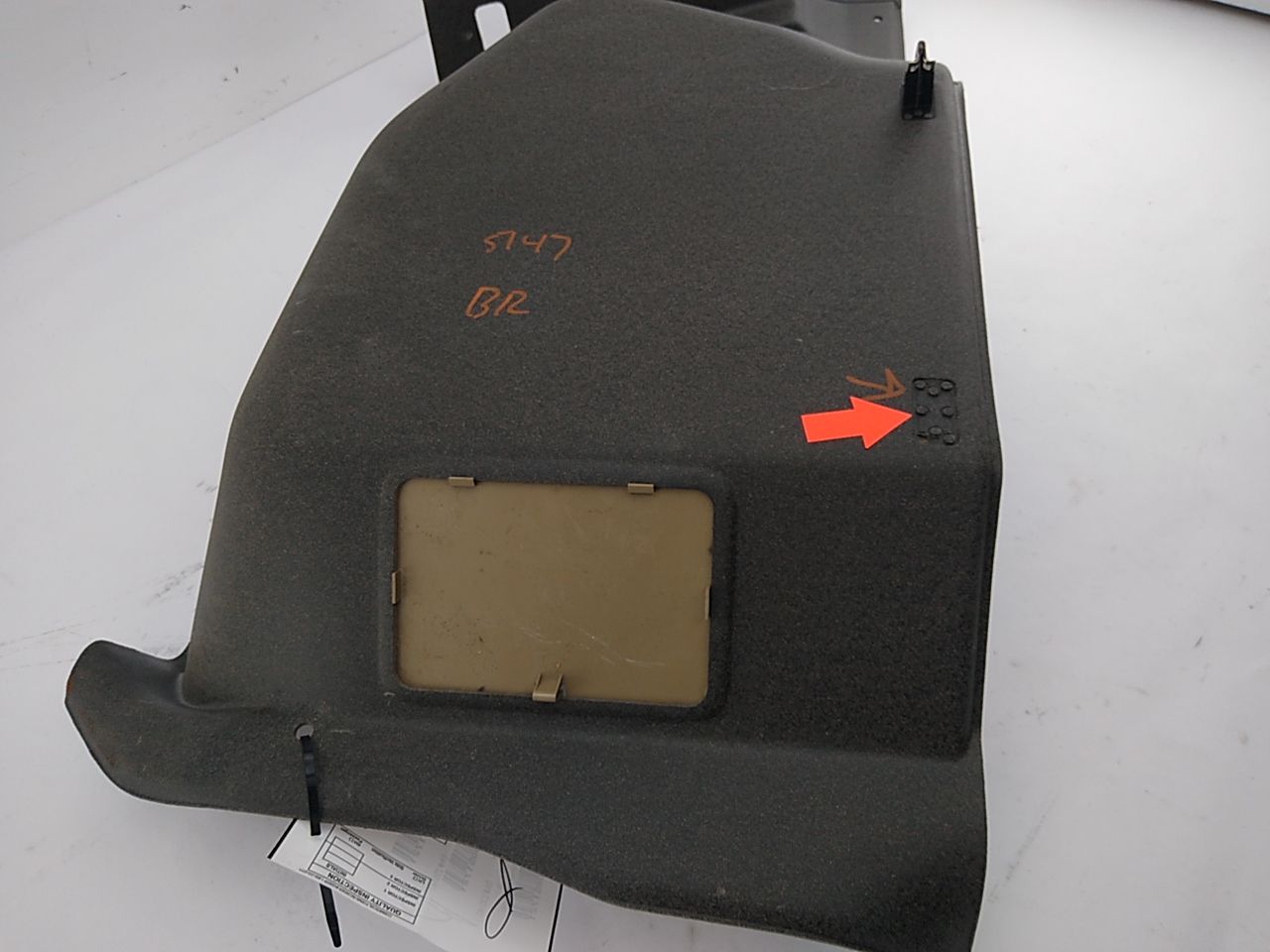 Land Rover Range Rover Rear Right Trunk Compartment Trim Panel