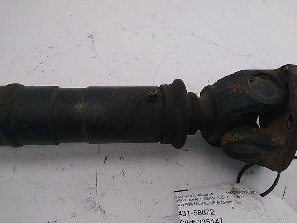 Land Rover Range Rover Rear Drive Shaft