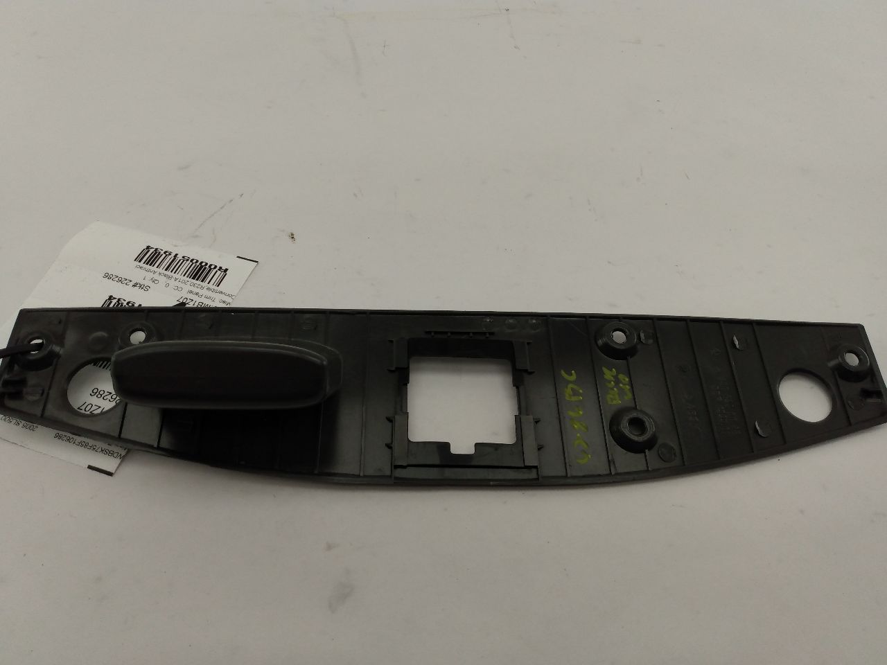 Mercedes SL500 Rear Deck Lid Switch Cover Trim