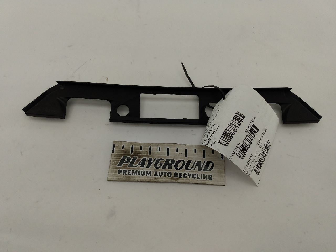 Mercedes SL550 Rear License Plate Trim Bracket