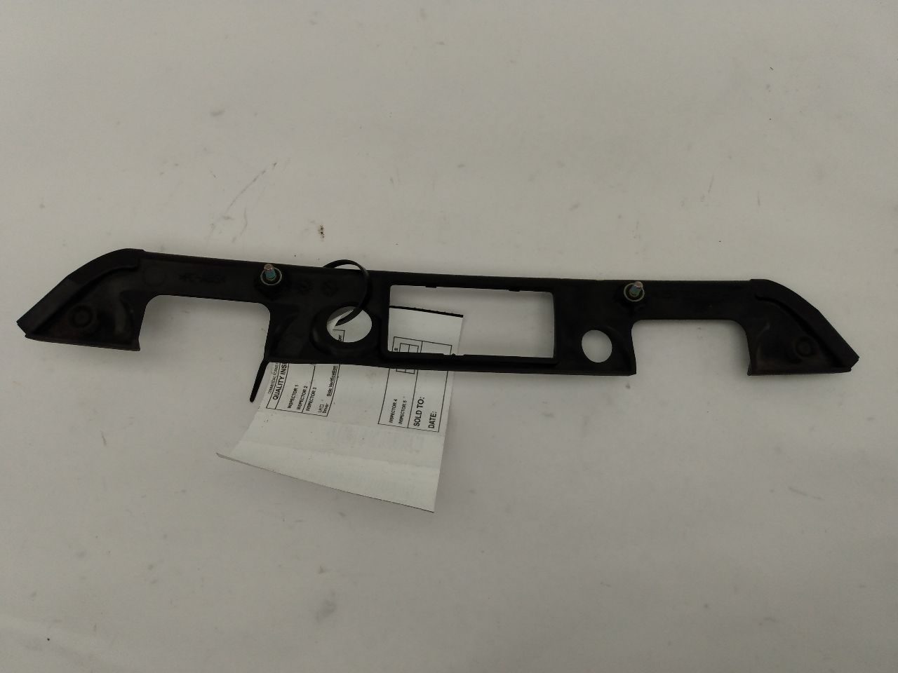 Mercedes SL550 Rear License Plate Trim Bracket