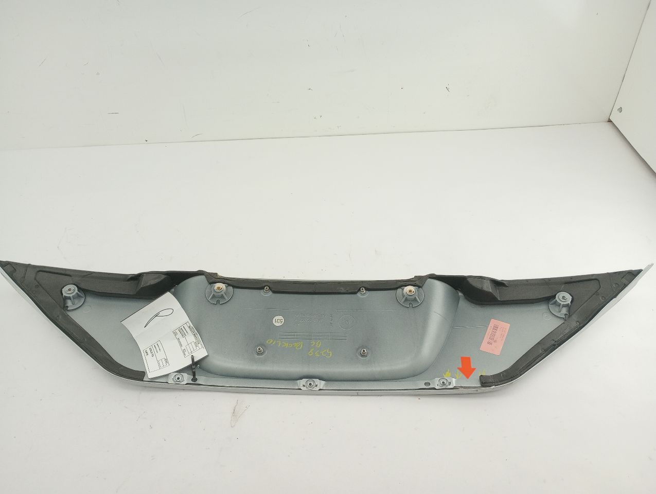 Mercedes SL550 Trunk License Plate Holder