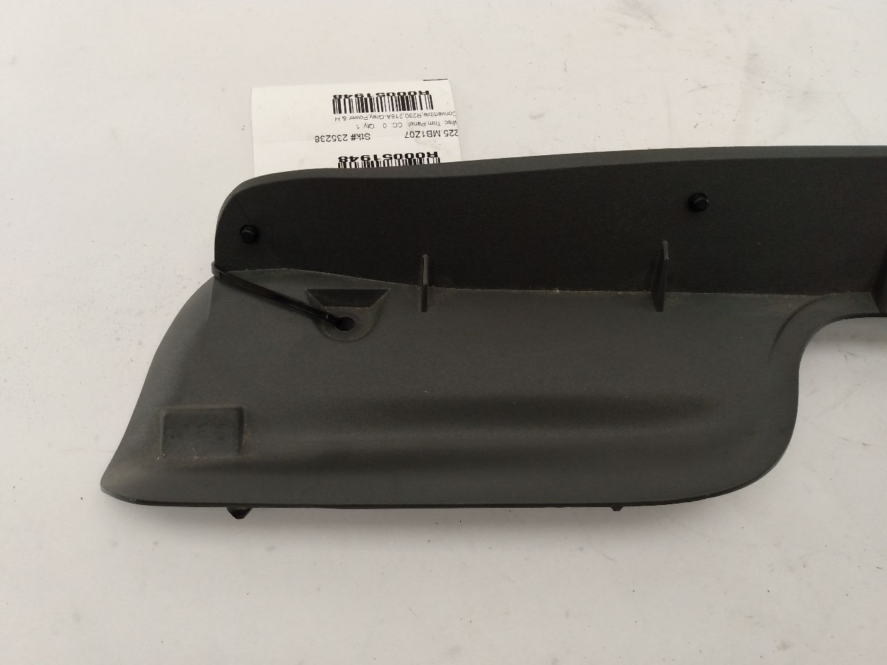 Mercedes SL550 Trunk Compartment Trim Panel