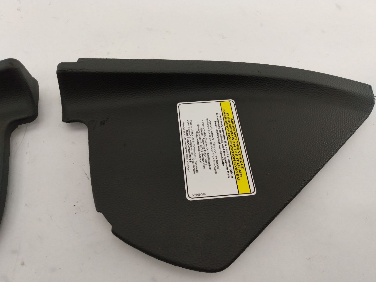 Mercedes SL500 Pair Of Dash End Cover Trim