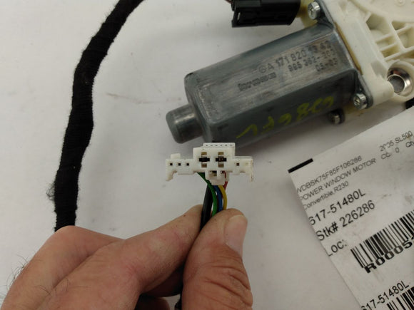 Mercedes SL500 Front Left Window Motor