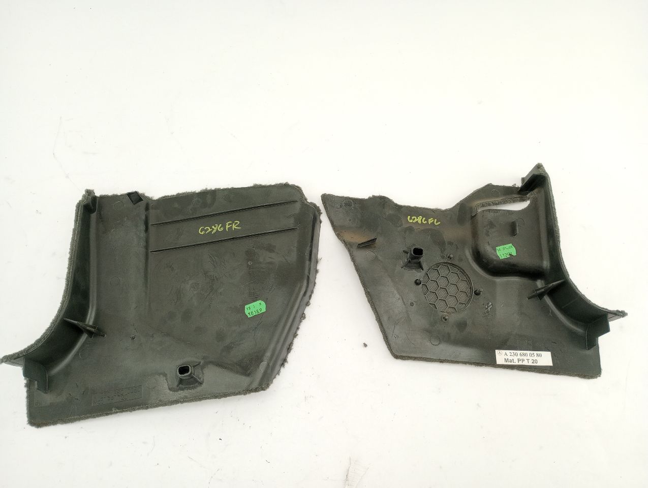 Mercedes SL500 Pair Of Front Kick Panels