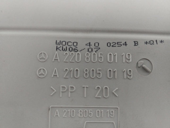 Mercedes SL550 Seat Vacuum Resevoir Tank