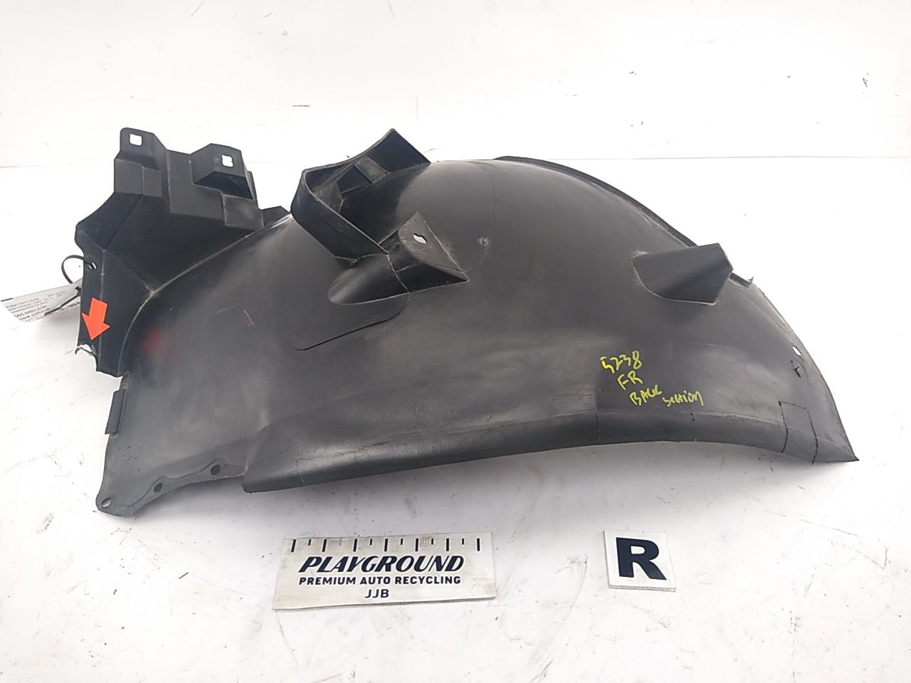 Mercedes SL550 Front Right Rear Section Fender Liner