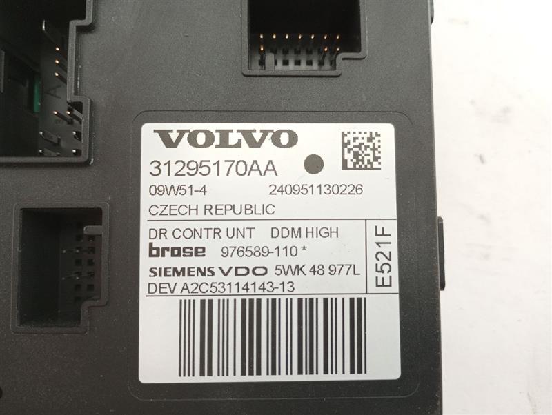 Volvo V50 Front Left Door Window Regulator