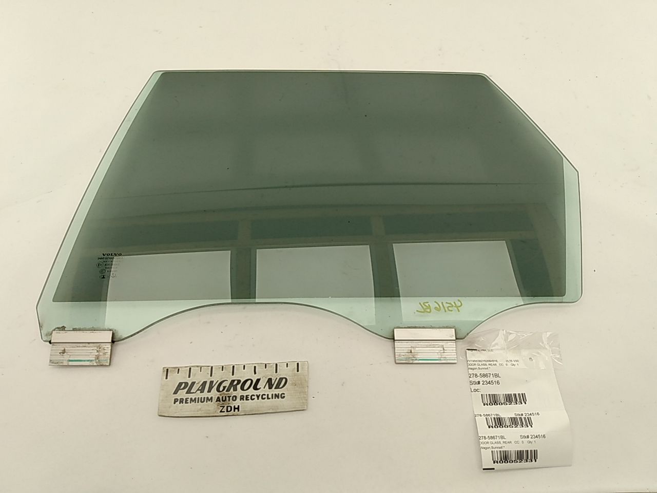 Volvo V50 Rear Left Door Glass