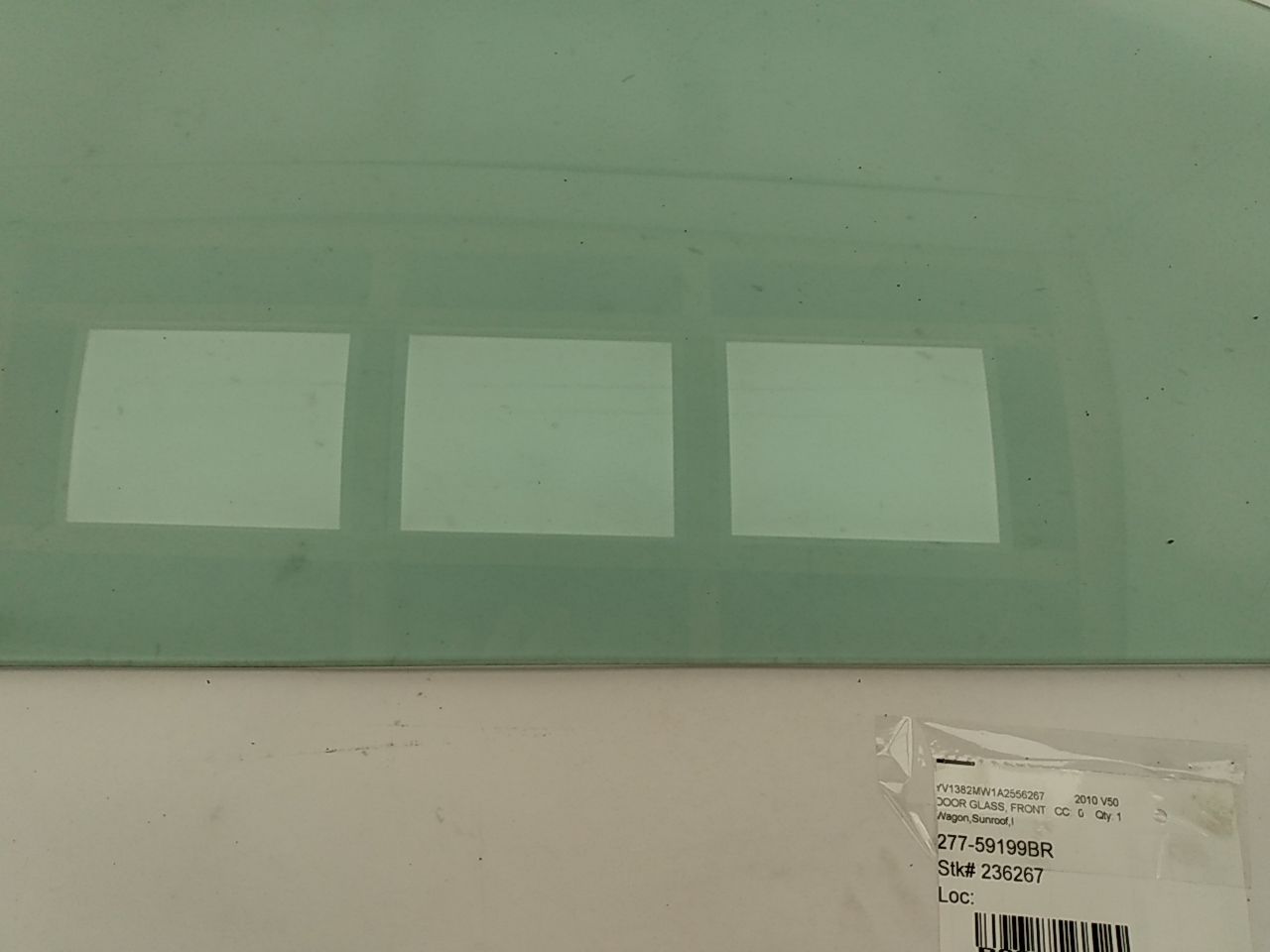 Volvo V50 Front Right Door Glass