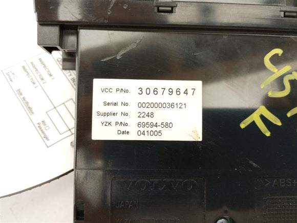 Volvo V50 Information Display Screen