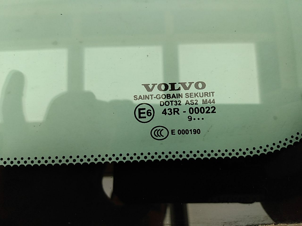 Volvo V50 Rear Right Quarter Glass