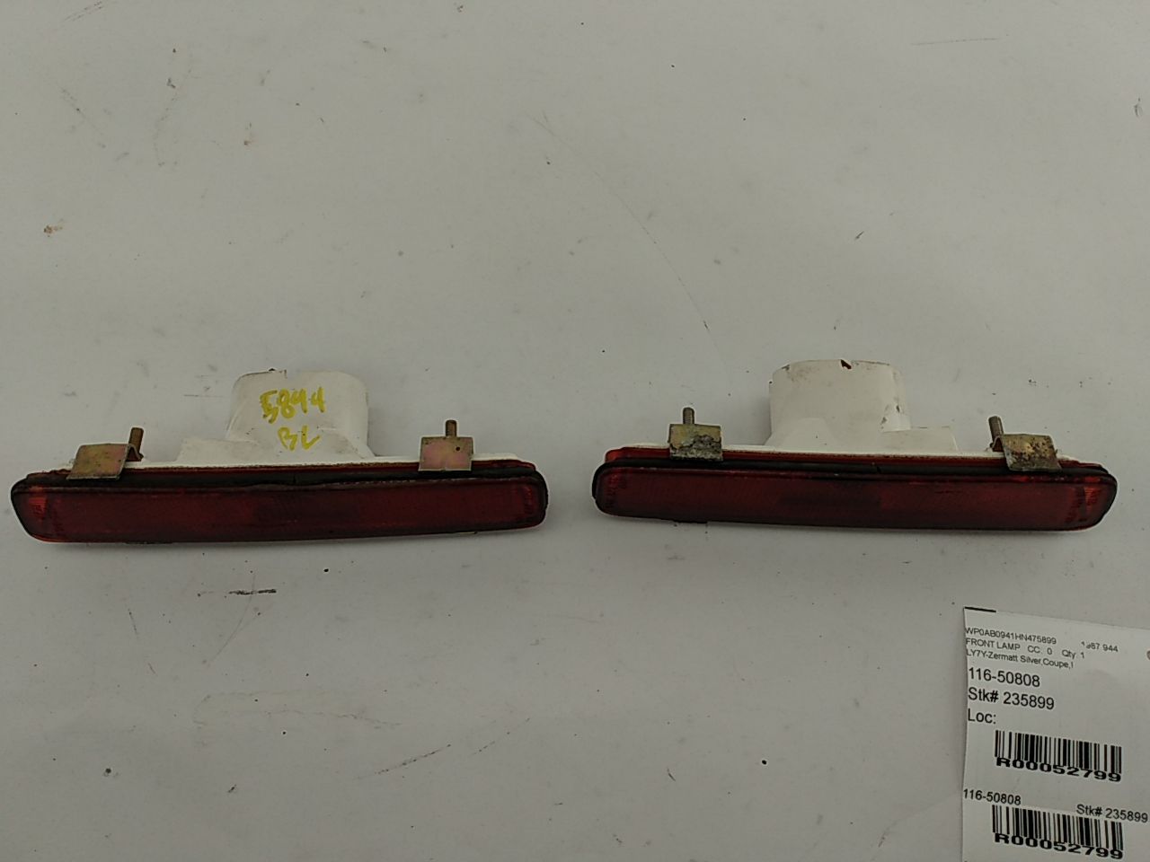 Porsche 944 Pair Of Side Marker Lights