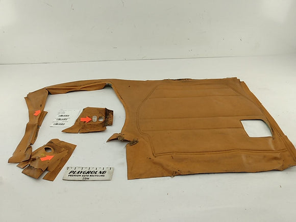 Fiat X1 9 Rear Fire Wall Trim Cover Set