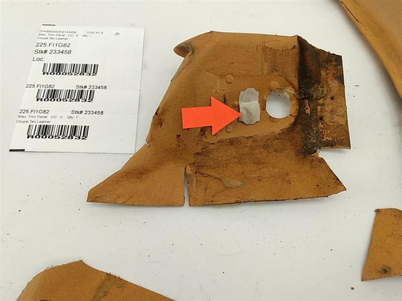 Fiat X1 9 Rear Fire Wall Trim Cover Set