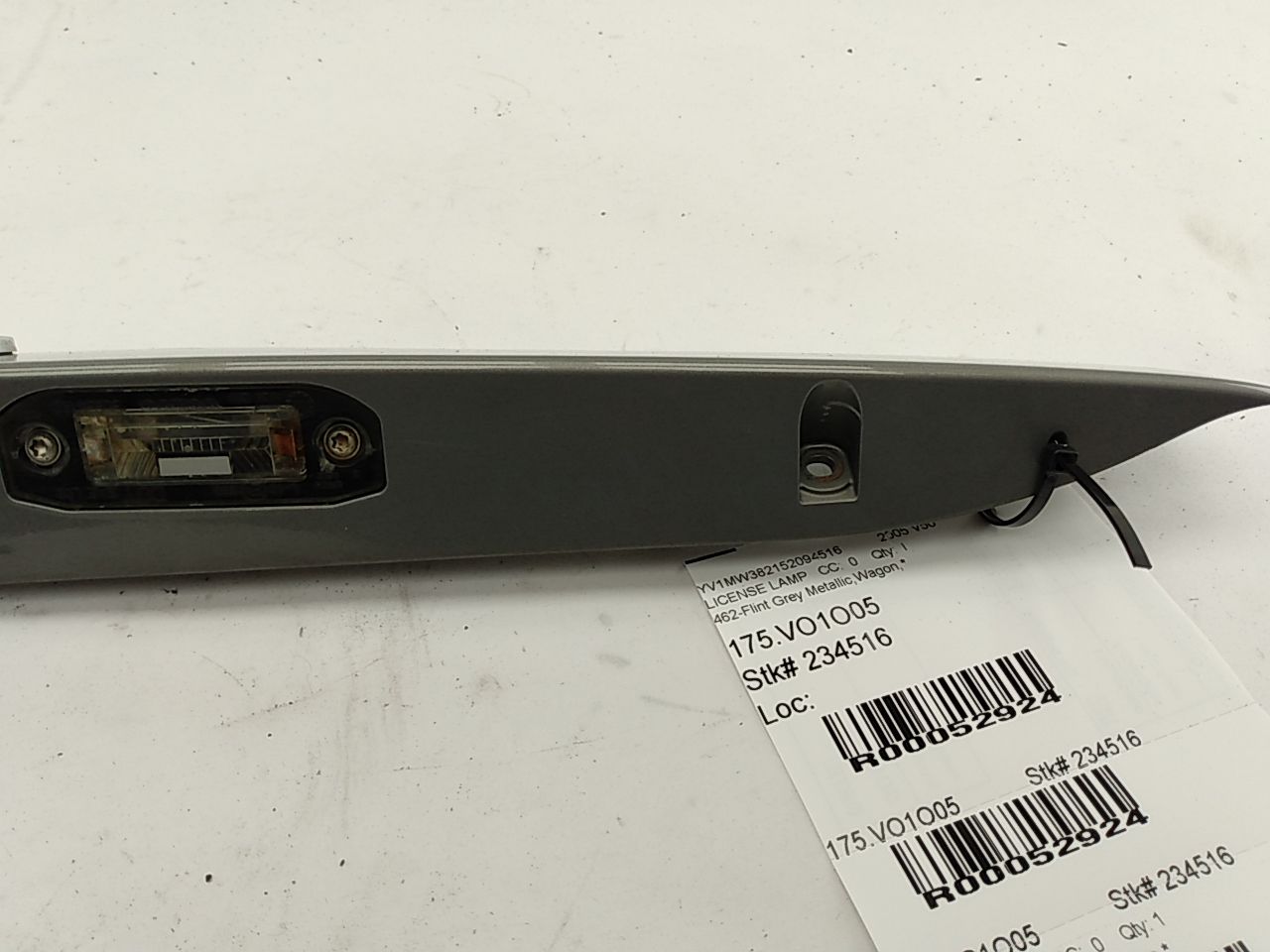 Volvo V50 License Plate Light And Trunk Latch Trim