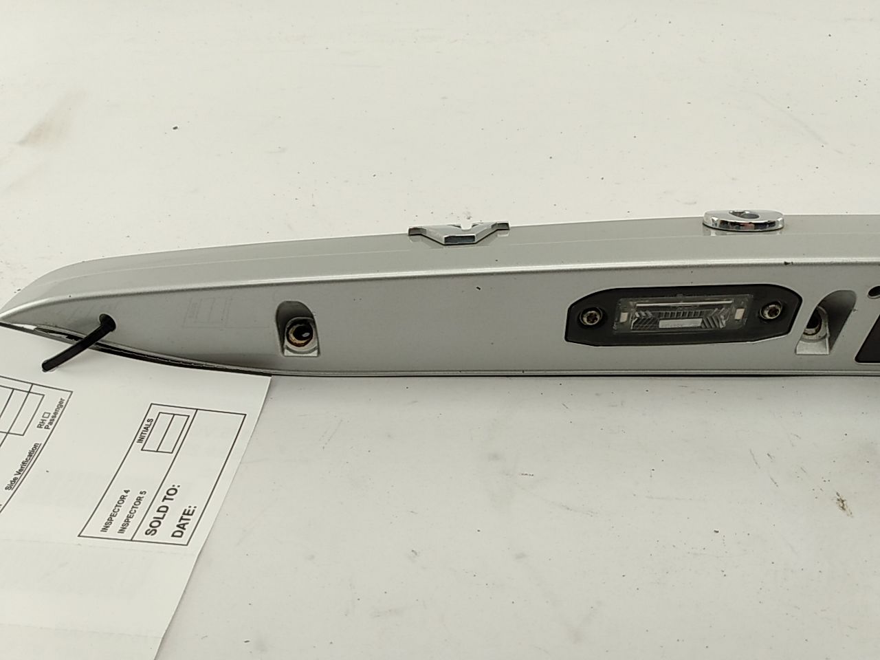 Volvo V50 License Plate Light And Trunk Latch Trim