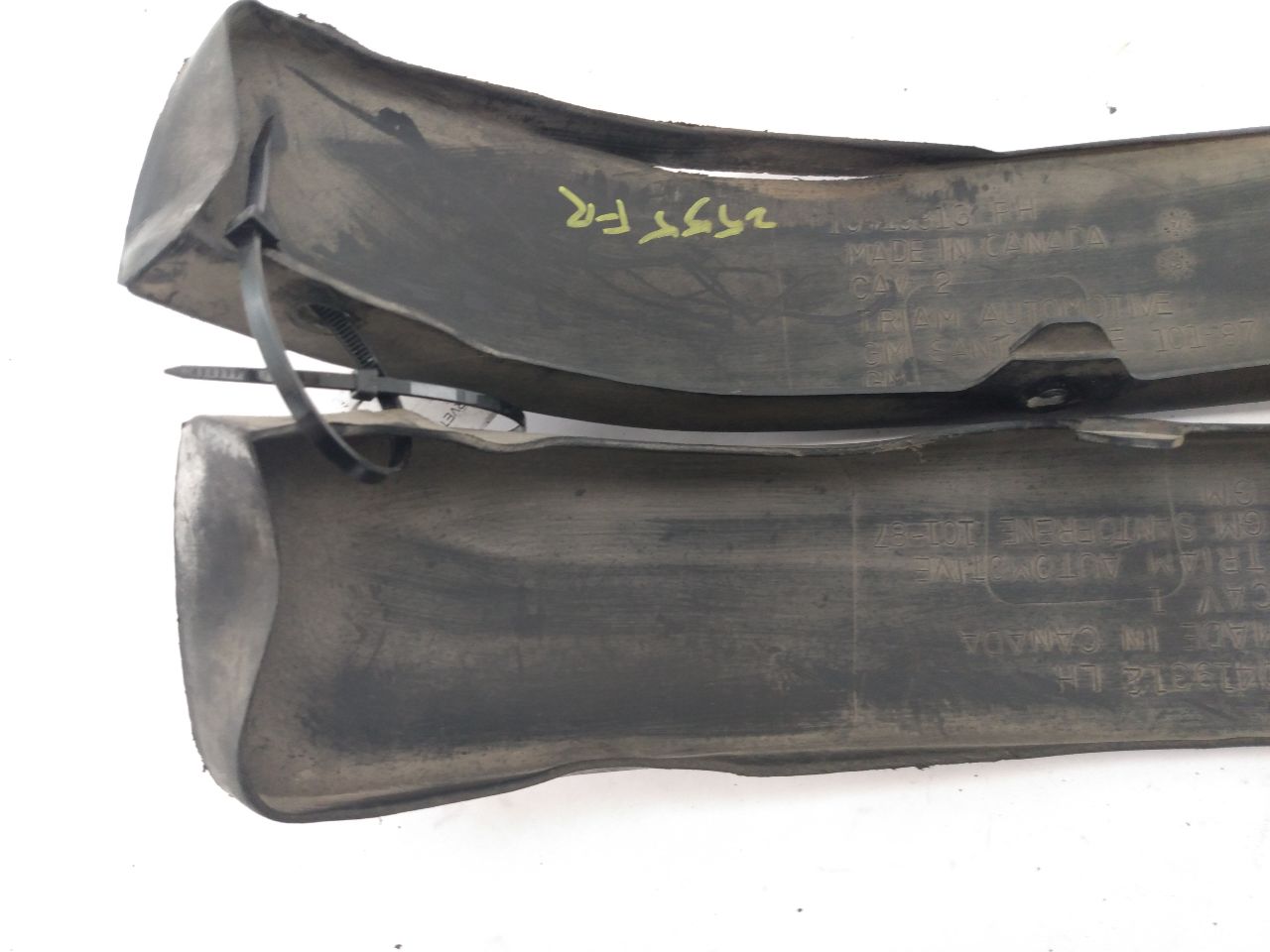 Chevrolet Corvette Pair Of Front Bumper Valance Panels