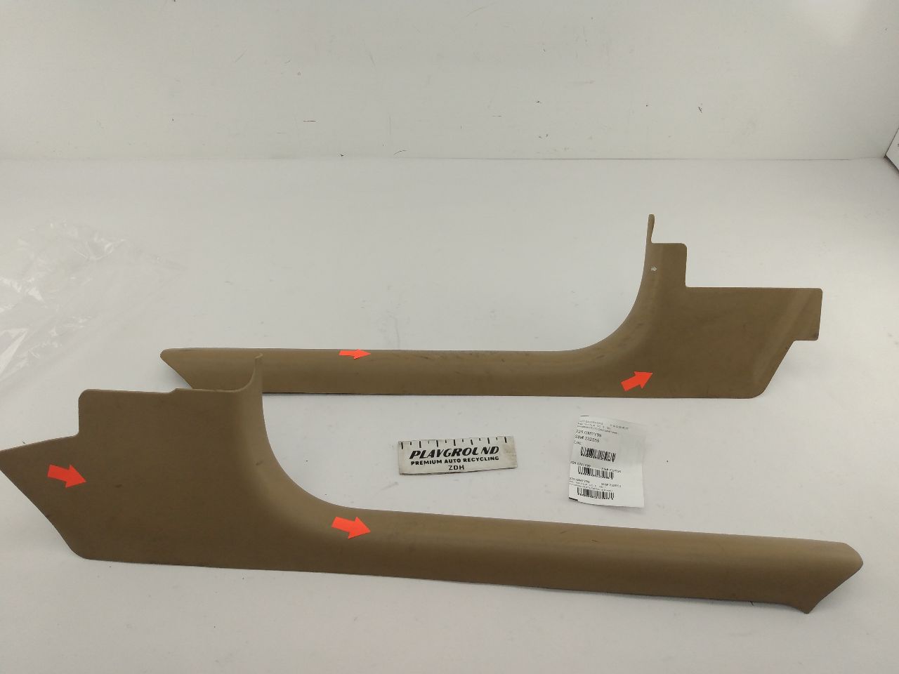 Chevrolet Corvette Pair Of Door Sill Kick Panels