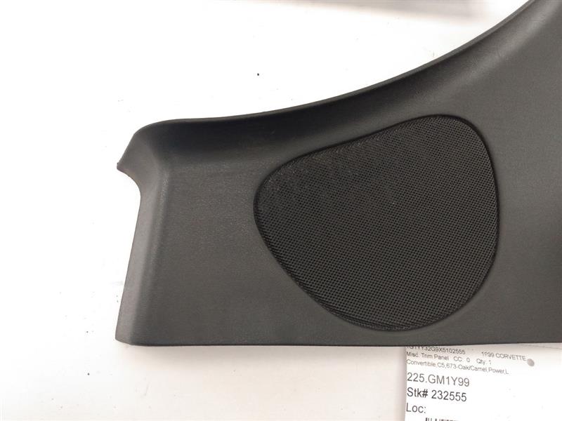 Chevrolet Corvette Pair Of Rear Speaker Cover Trim