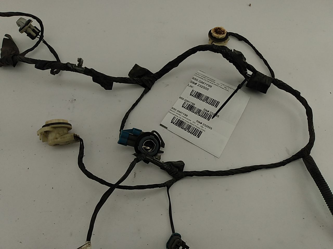 Chevrolet Corvette Rear Bumper Wire Harness