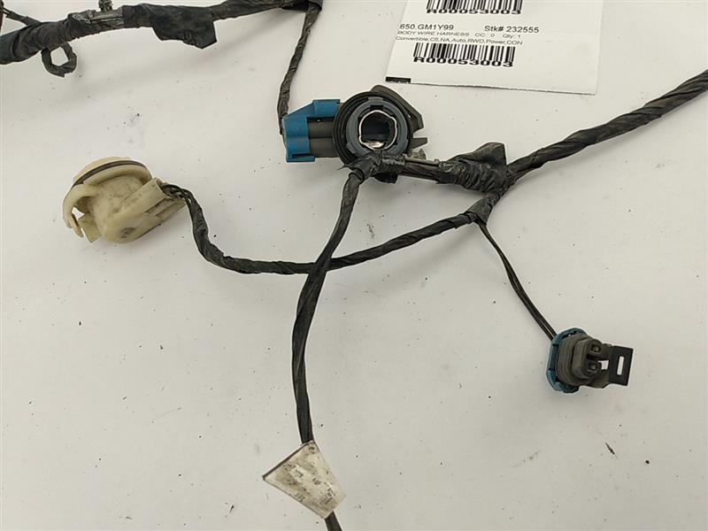 Chevrolet Corvette Rear Bumper Wire Harness