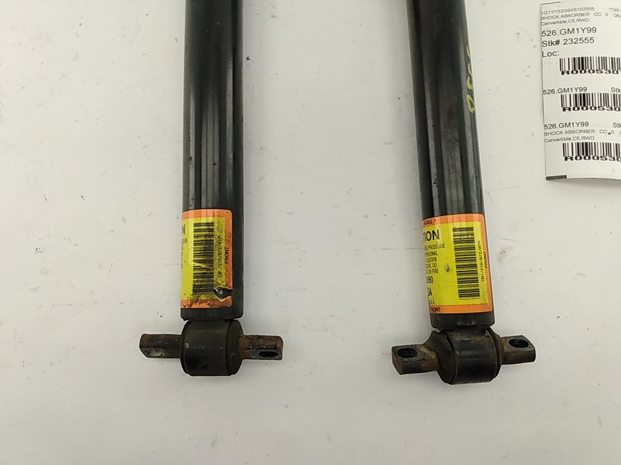 Chevrolet Corvette Pair Of Shock Absorbers