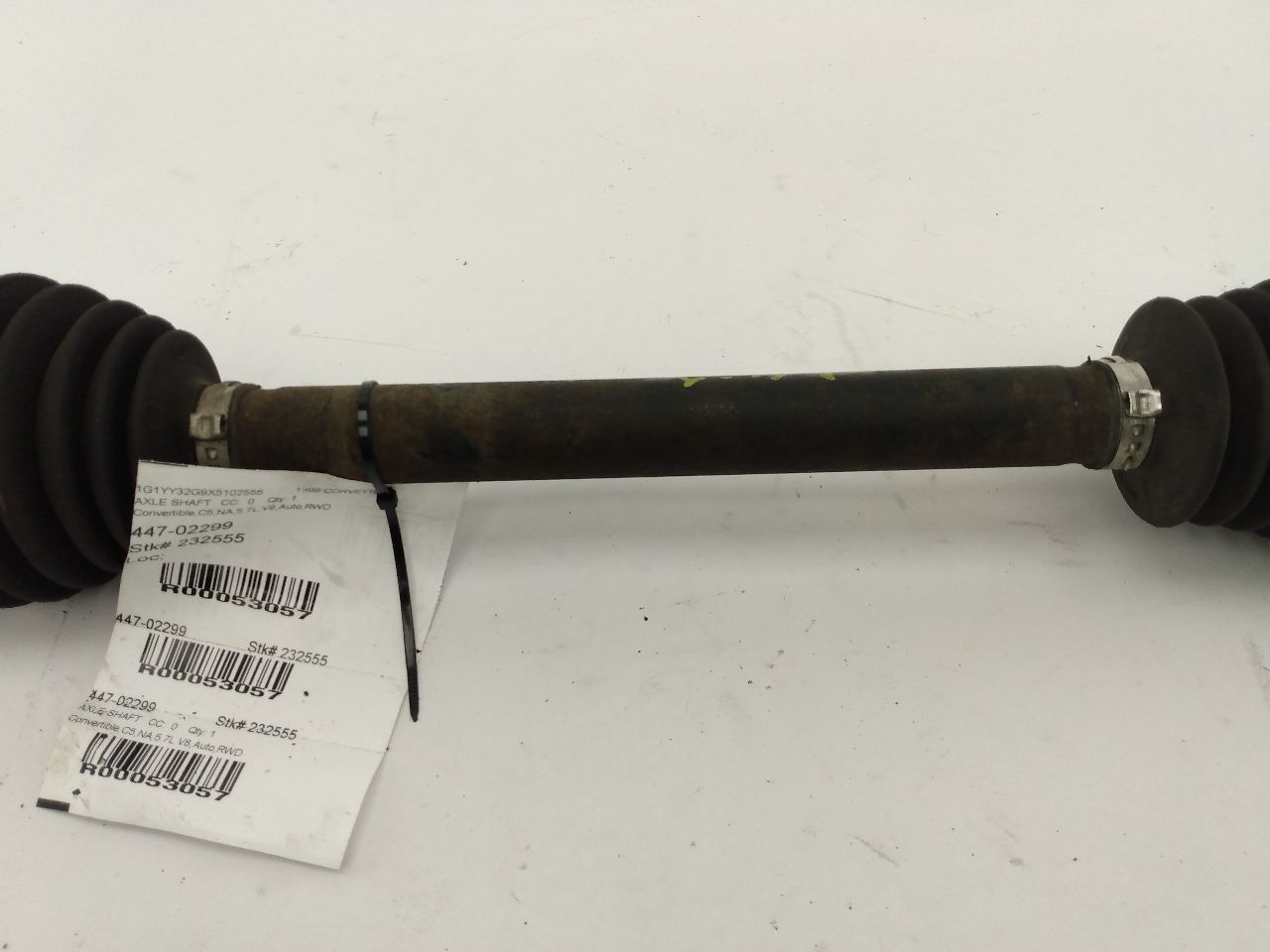 Chevrolet Corvette Rear Left Axle Shaft