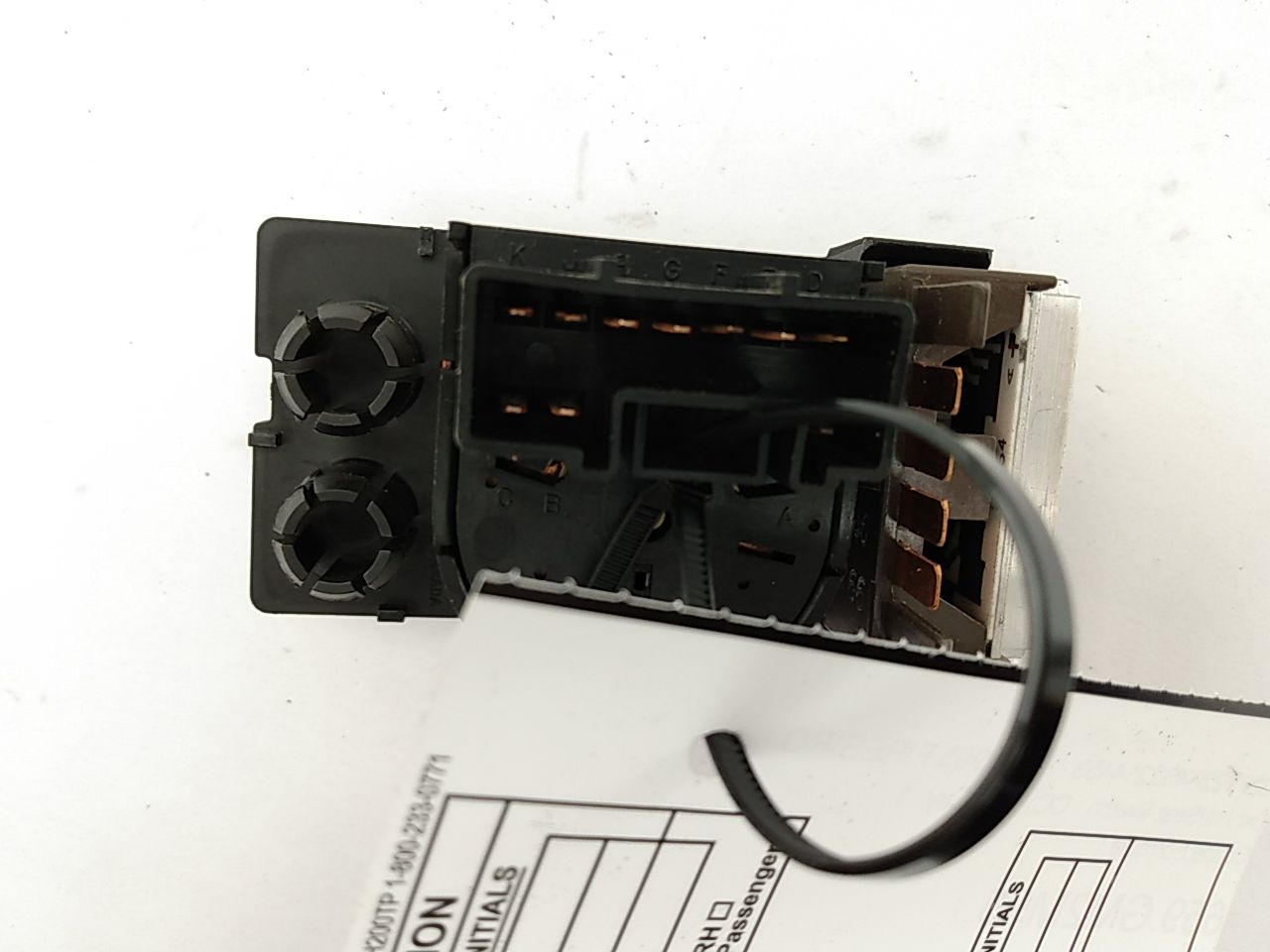 Pontiac Firebird Light Control Dash Switch