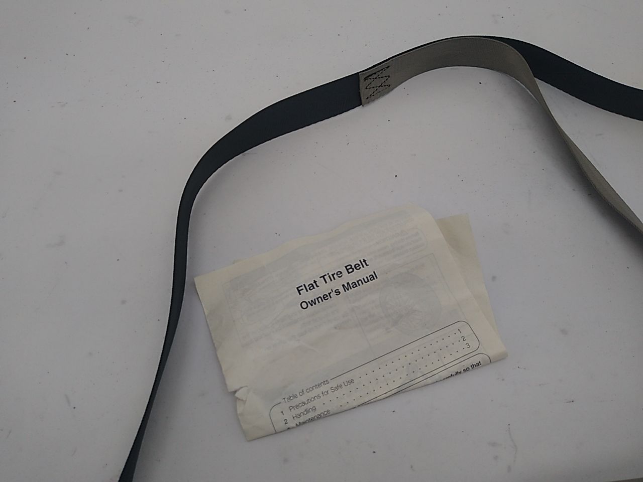 Scion TC Flat Tire Belt