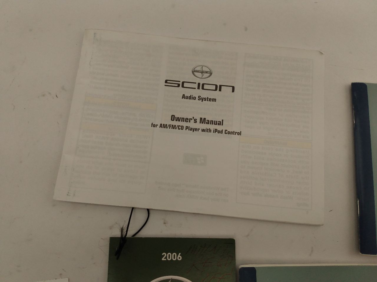 Scion TC Owners Manual