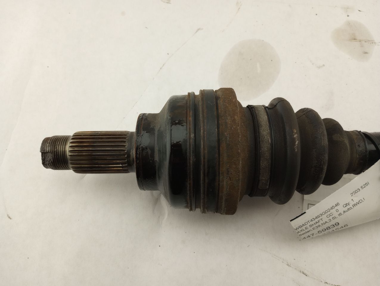 BMW 525I Rear Left Axle Shaft