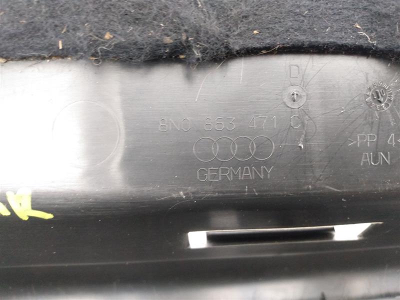 Audi TT Trunk Sill Latch Trim