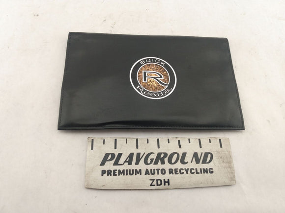 Buick Reatta Owners Manual Pouch