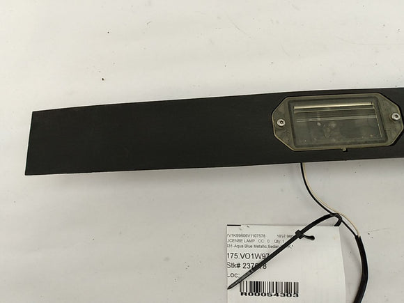 Volvo 960 License Plate Light With Trunk Handle