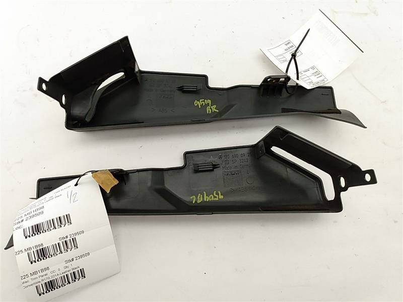 Mercedes SLK230 Pair of Seat Belt Trim Panels